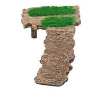 Basking Zone for Turtles in the Aquarium - Terrarium Accessories with Bath for Reptiles - Non-Slip Ladder, Relaxation Area for Pets and Aquarium Decoration
