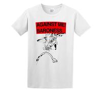 BASLIL TOAST brunch Men's Baroness Cotton T Shirt White XXL