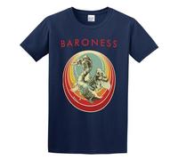 BASLIL TOAST brunch Men's Baroness Live at Maida Vale Cotton T Shirt Navy 3XL