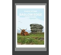 Baslow Edge Derbyshire Notebook: Blank lined Notebook, Journal, Planner Gift Book, Peak District Highland Cattle Hiker gift