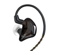 BASN Bmaster Triple Driver In Ear Monitor Headphones for Musician (Black)
