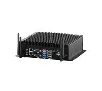 BASOARO Industrial PC Win 11 Pro Fanless Mini PC Core i5 10210U, 16GB RAM 256GB SSD, 2 RJ45 LAN, HD DP Type-C Triple Display Fanless Computer, GPIO, 6 RS232 COM, 8 USB, Dual Band WiFi, BT 4.2