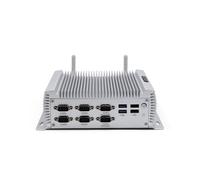 BASOARO Mini Industrial PC, Fanless Mini PC i7 4500U, 8GB RAM 256GB SSD, Dual Gigabit Ethernet, HD VGA Dual Dispaly, 6 RS232 COM, 8 USB, Dual Band WiFi, BT 4.0, Win 10 Mini PC