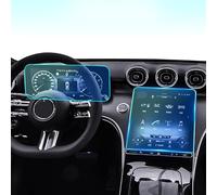 BASPHHH Automotive interior Compatible With Benz For C-Class W206 2022 2023 Car GPS Navigation Dash Board Screen Tempered Glass Protective Film 11.9inch 12.3in 1set
