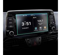 BASPHHH Automotive interior Compatible With Hyundai For I30 Fastback N 2018-2020 Car Interior Console Radio Screen Resist Film Toughened Glass GPS Navigation Film 8Inch (Color : 207X126mm)