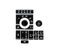 BASPHHH Compatible With Range For Rover Sport L494 For Discovery L462 Center Console Button Cover Terrain Traction Control Sticker(Terrain mode B)