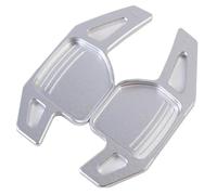 BASPHHH Paddle Shift Extensions Compatible with A1 A7 A3 A4 A5 A6 A8 S4 S5 S6 S8 RS4 RS5 RS6 Q5 R8 Q7 TT TTS 2012-2016 Car Steering Wheel Shift Paddle Shifter Extension(Silver)