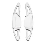 BASPHHH Paddle Shift Extensions Compatible with Alfa for Romeo for Giulietta 2011-2020 Car Steering Wheel Shift Paddle Extension Shifter Gear Stickers(Silver)