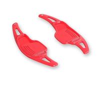 BASPHHH Paddle Shift Extensions Compatible with Cadillac for CT6 XT5 2016 2017 2018 2019 Car Steering Wheel Shift Paddle Shifter Extension(Red)