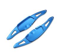 BASPHHH Paddle Shift Extensions Compatible with Kia for EV6 EV5 EV3 EV4 Aluminum Car Steering Wheel Paddles Shifter Extension(Blue)