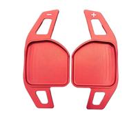 BASPHHH Paddle Shift Extensions Compatible with Seat for Leon ST 5F FR for Arona for Tarraco for Alhambra Car Shift Paddle Steering Wheel Extension Shifter(Red)