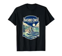 Basque Coast Bilbao Spain Travel, Atlantic Air T-Shirt