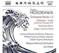 Toshio Hosokawa - Orchestral Works Vol. 3: Meditation - To the Victims of Tsunami 3.11 - CD - NAXOS