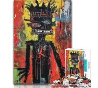 Basquiat Puzzles 1000 Pieces for Adults,Help The Brain Exercise Addictive Toys to Cultivate Patience Unique Challenge Game (50x75cm)