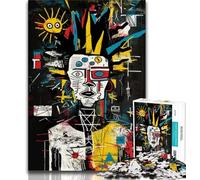 Basquiat-style Art JigsawPuzzle 1000 Pieces for Adults,Family Game Stress Reliever Difficult Challenge Great Gifts And Toys (38x26cm)