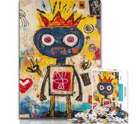 Basquiat-style Child 1000 Piece Jigsaw Puzzles for Adults Gifts,for Educational Game Challenge Toy Unique Home Decor And Gifts (75x50cm)