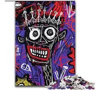 Basquiat-style Child 1000 Pieces Jigsaw Puzzle for Adults& Teens, Pattern Assembly Fun at Home Activities, Birthday Present,Travel Gifts (50x75cm)
