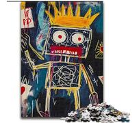 Basquiat-style Child Jigsaw Puzzles for Teenagers 1000 Piece, Fun Games Every Piece Is Unique - Challenging Family Fun Game (26x38cm)