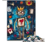 Basquiat-style Child Jigsaw Puzzles for Teenagers, Suitable for Ages 14 And Up Family Fun It Is Ideal As A Gift for The Whole Family (50x75cm)
