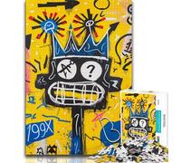 Basquiat-style Child JigsawPuzzle 1000 Pieces for Teenagers,Challenging Family Activity Games DIY Toy for Home Wall Decor Gifts (50x75cm)