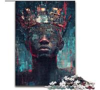 Basquiat-style Crown 1000 Piece Jigsaw Puzzle for Adults And Teenagers, Interesting Stress Reduction Parent-child Interaction (50x75cm)