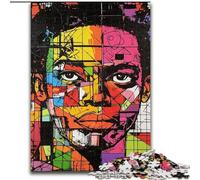 Basquiat Style Jigsaw Puzzles for Adults 1000 Pieces, Suitable for People Aged 14 And Above Home Decoration Gift Ideas (26x38cm)