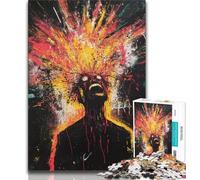 Basquiat Style JigsawPuzzle 1000 Pieces for Adults,Family Game Stress Reliever Difficult Challenge Secret Santa Gifts (75x50cm)