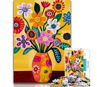 Basquiat Style Jigsaws Puzzles 1000 Pieces for Teenagers Gifts,Challenging Difficult Deal As Gifts for The Whole Family (50x75cm)