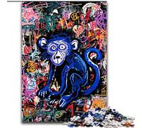 Basquiat-style Monkey Puzzles for Adults And Teenagers, Fun Games Every Piece Is Unique - Challenging Family Fun Game (50x75cm)