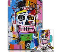 Basquiat-style Robot 1000 Pieces Jigsaw Puzzles For Teens And Adults,Educational Toys Is Ideal As A Gift for The Whole Family 38x26cm