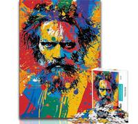 Basquiat-style Robot Jigsaw Puzzles for Teenagers 1000 Jigsaws,Family Game Stress Reliever Difficult Challenge Gifts for Friends And Family 50x75cm