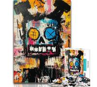 Basquiat-style Robot Puzzles 1000 Pieces for Adults,Challenging Game And Family Play for Is Ideal As A Gift for The Whole Family 38x26cm