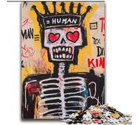 Basquiat-style Skeleton King Jigsaw Puzzles for Teenagers 2000, Suitable for Ages 14 And Up Wall Decoration Christmas Birthday Gift (70x100cm)