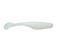 Bass Assassin SOFT LURE TURBO SHAD - PACK OF 10 - by 10, White, WH, 10