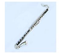 Bass B 28-key Clarinet Woodwind Instrument Composite Wood Body Silver-plated Keys Clarinet Musical Instruments