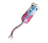 Bass Bait of Trout Lures for the Lake | 65mm Vivid in Water Attract for Aggressive Bass with Two Hooks | Soft Tail Design Cicada to Catch for Lake River
