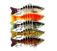 Bass Bait, Realistic Bait for Trout Bass, Realistic Swimming Bait with 3D Swimming Action for Trout, Catfish, Perch, Sweet and Saltwater Fishing
