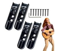 Bass Bridge Tailpiece | Single String Bass Bridge | 4x Guitar Bridge | Replacement Metal Saddles Bass Guitar Parts, Guitar Accessories With High-Quality Replacement Bridges Parts For Guitars