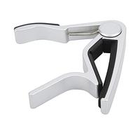 Bass Capos, Guitar Capo High Strength Strong Spring Quick Release 78x58x48mm Antioxidant Portable for Instrument(Silver)