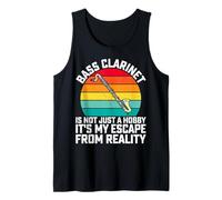 Bass Clarinet is Not Just a Hobby Retro Bass Clarinet Player Tank Top