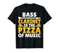 Bass Clarinet is The Pizza of My Music - Pizza Lover Gifts T-Shirt