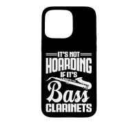 Bass Clarinetist Marching Band Hoarding Bass Clarinet Case for iPhone 15 Pro Max