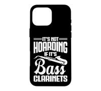 Bass Clarinetist Marching Band Hoarding Bass Clarinet Case for iPhone 16 Pro Max
