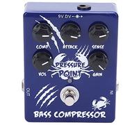 Bass Compressor Pedal, Bass Pedal Bass Effect Pedal Pressure Point Effect True Bypass Aluminium-Alloy Shell Bass Effect Pedal for Electric Guitar Bass