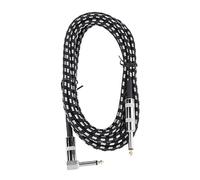 Bass Cord, Good Sound Transmission Guitar Cord Copper Core Easy Store Noise Reduction Right Angle for Replacement (#1)