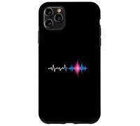 Bass Drop Heartbeat Waveform Glitch Sound Case for iPhone 11 Pro Max