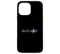 Bass Drop Heartbeat Waveform Glitch Sound Case for iPhone 13 Pro Max