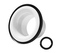 Bass Drum Enhancer Port Insert Enhancement Hole Drum Bottom Microphone Bass Voice Amplifier Kick Booster Drum Accessories(White)