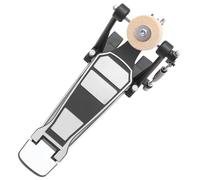 Bass Drum Kick Pedal Replacement with Adjustable Felt Beater | Alloy Build, Comfortable Feel and Polished Finish, for Drummers, Beginners, Live Sets and Jazz