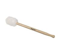 Bass drum mallet, 410 mm. maple handle, 64 mm. soft wood core fur head